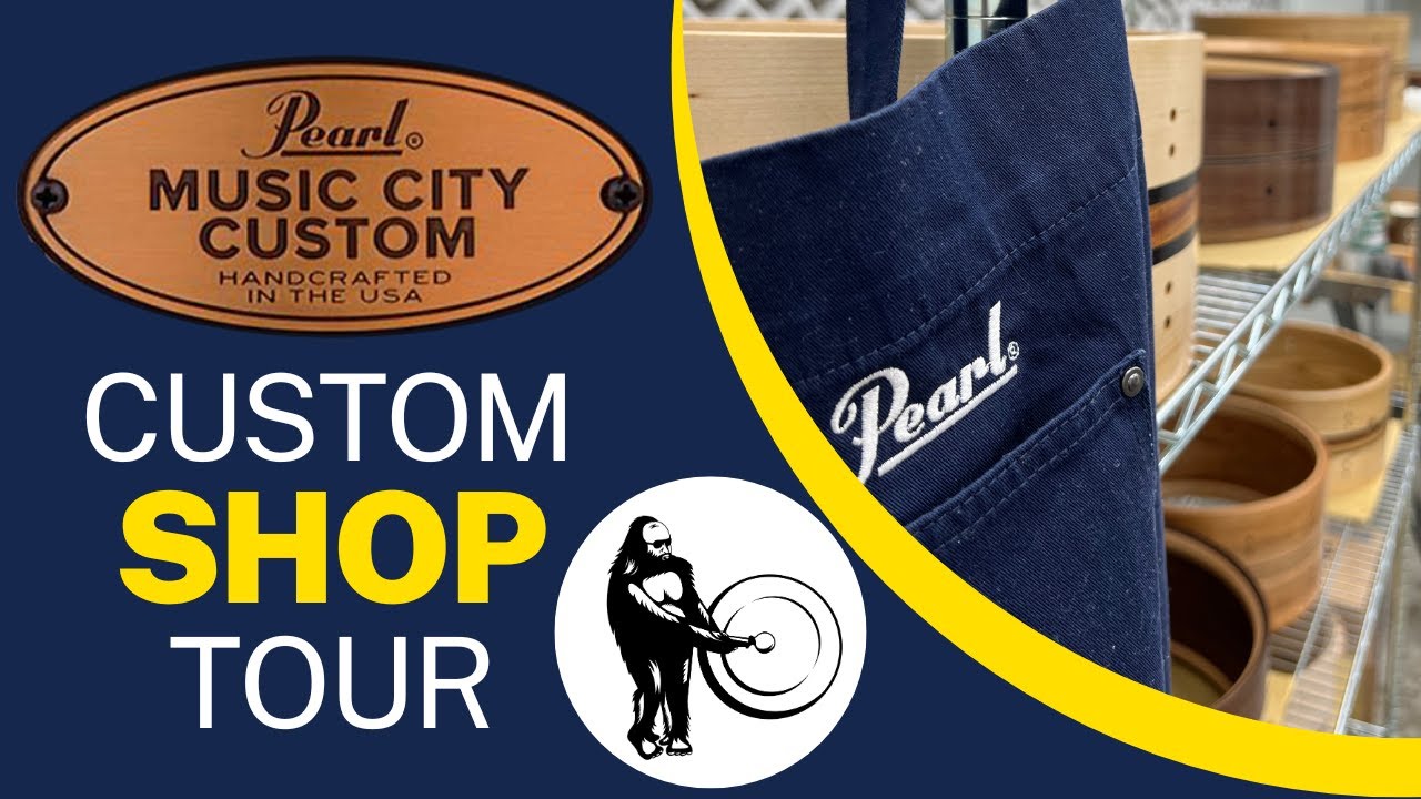 Внутри Pearl Drums USA Music City Custom Shop