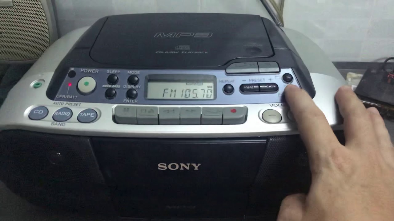 Radio Cassette Sony cfd-s03cp