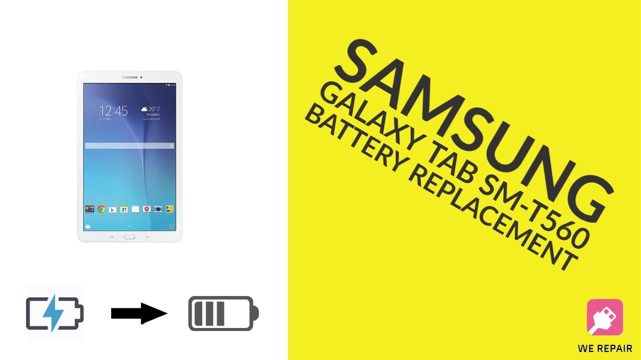 Samsung Galaxy Tab E SM-T560 — замена аккумулятора