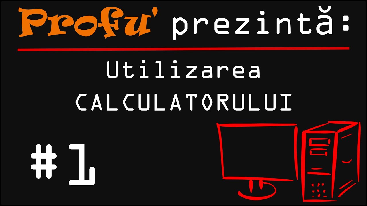Utilizarea Calculatorului - începători - Curs 1: Meniul START