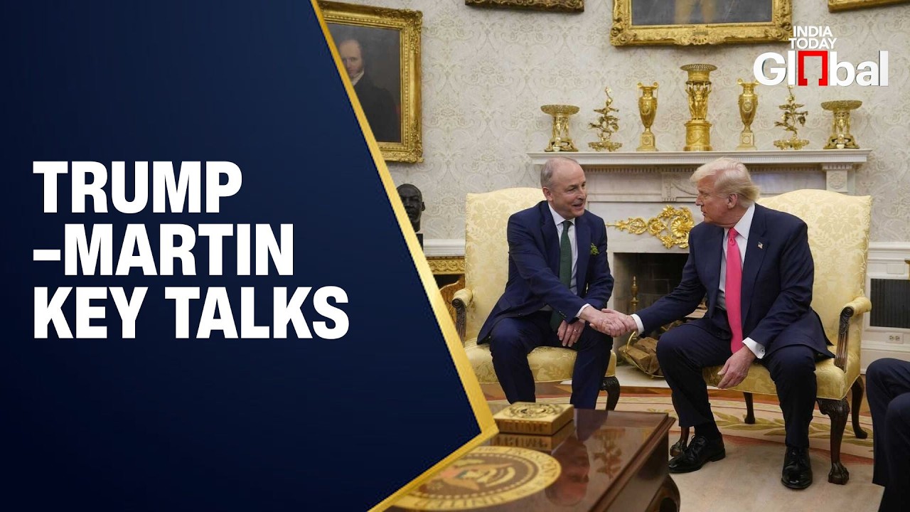 LIVE: Trump Meets Irish PM Miche&aacute;l Martin for Key Bilateral Talks