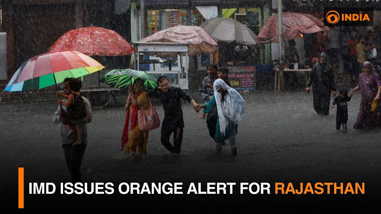IMD issues orange alert for Rajasthan | DD India
