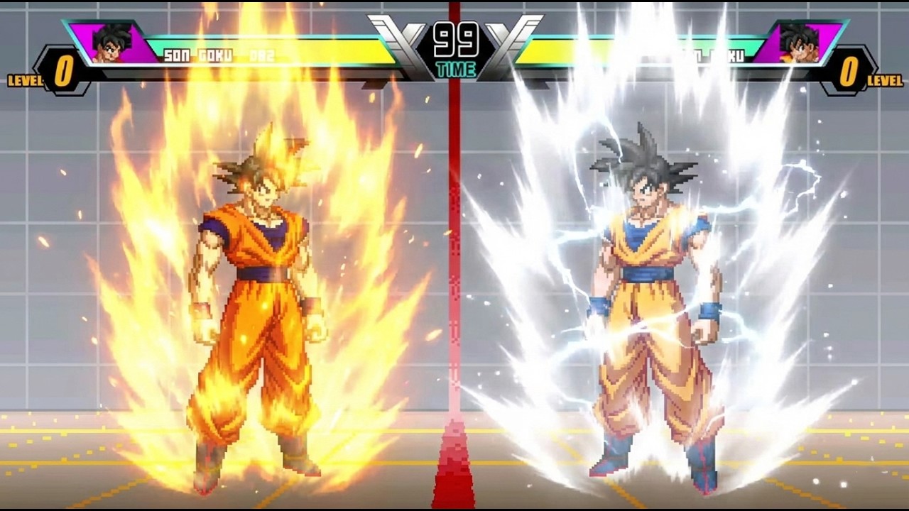 Son Goku (DBZ) vs New Son Goku (DBS) | Past vs Evolution | Jump Force Mugen V6