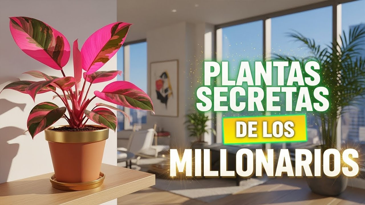 10 PLANTAS SECRETAS que los RICOS Esconden en sus CASAS (¡Atraen SUERTE!)