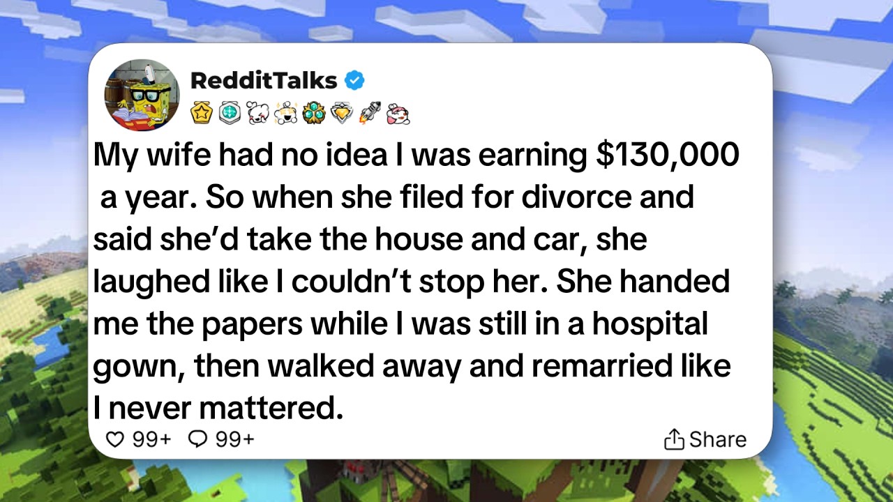 My wife had no idea I was earning $130,000 a year. So when she filed for divorce and said...