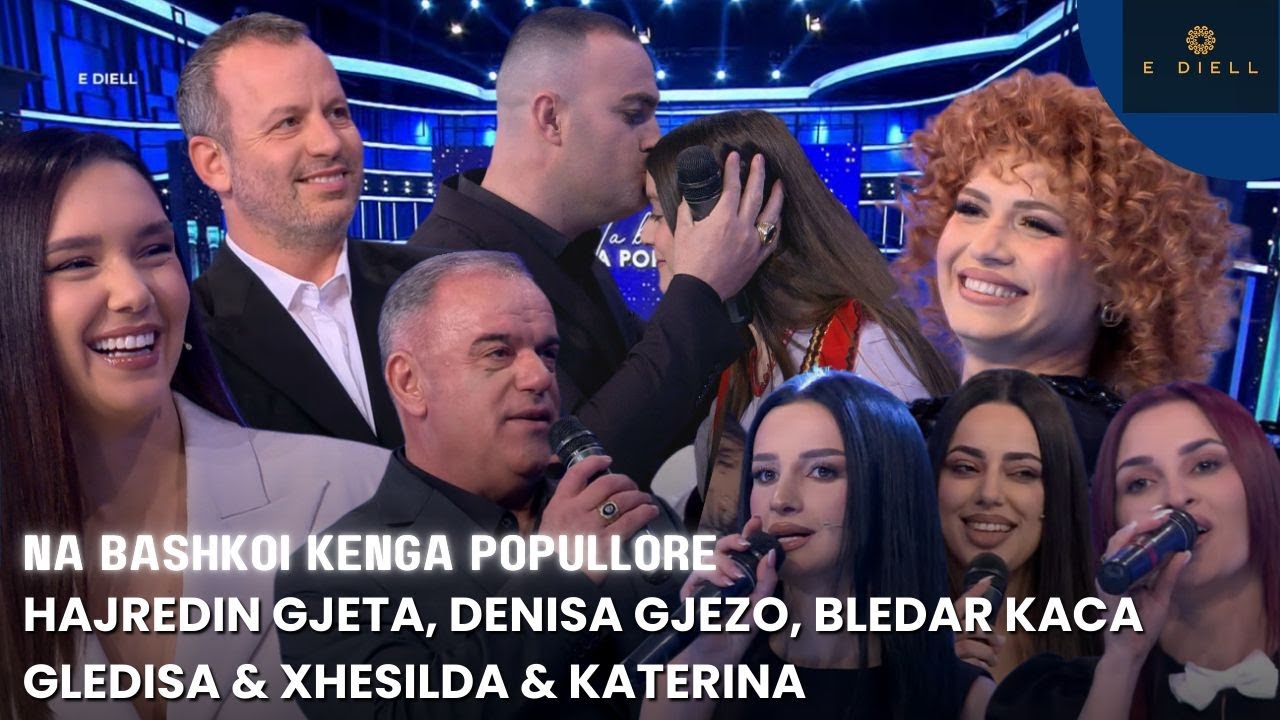 Na bashkoi kënga popullore |EP 25| E bija 13 vjeçare përlot LIVE në program këngëtarin dibran