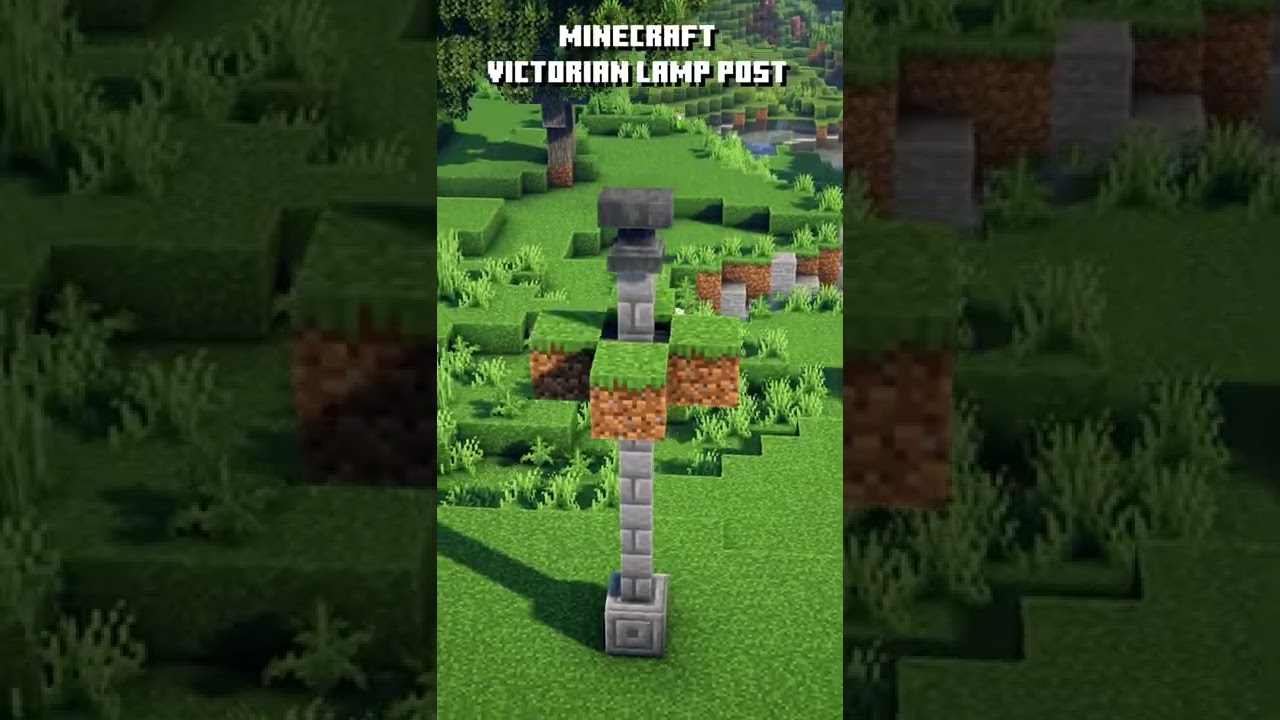 Minecraft Build Tips: Victorian Lamp Post 