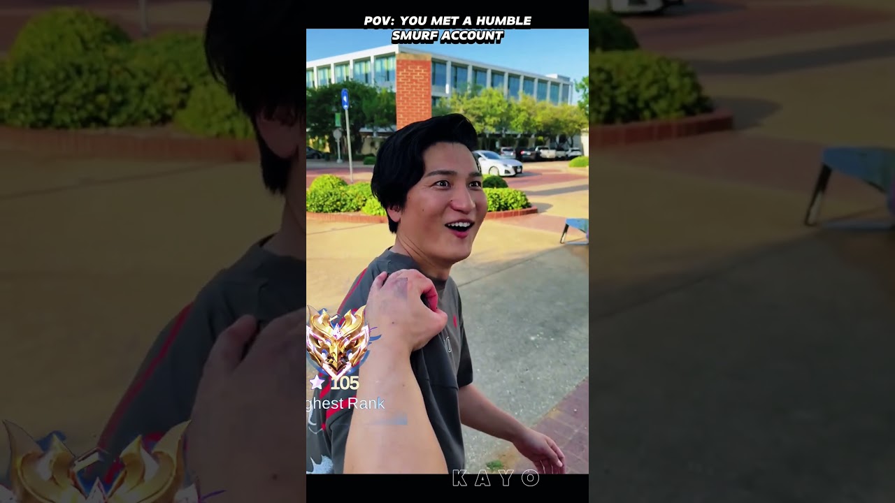 When You Met a Smurf Account 😂 #mobilelegends #mlbb #mlbbmeme #mlbbmemes #shorts