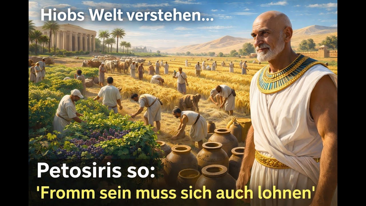 Hiobs Kosmos verstehen: Petosiris und der Deal der Mächtigen mit Gott