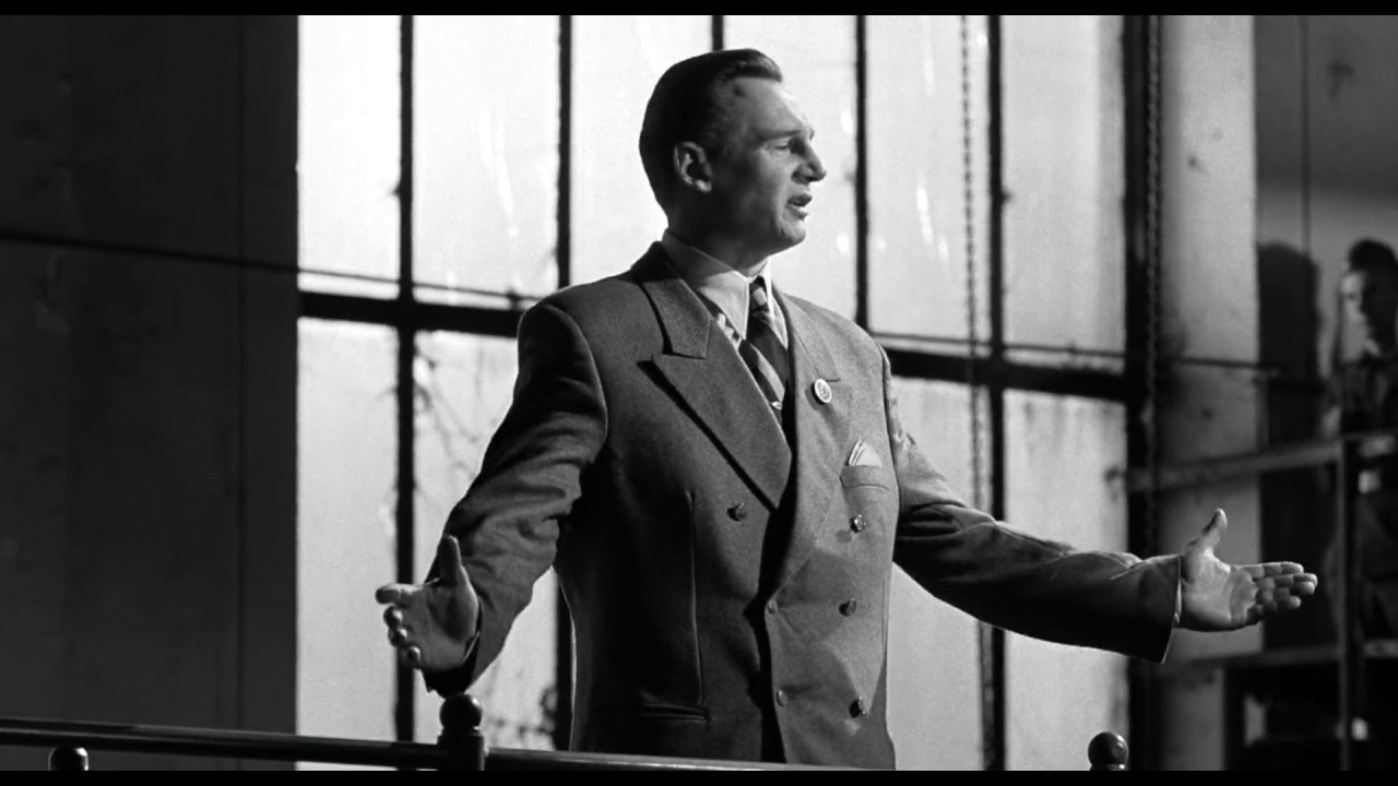 Schindler's speech to survivers and soldiers