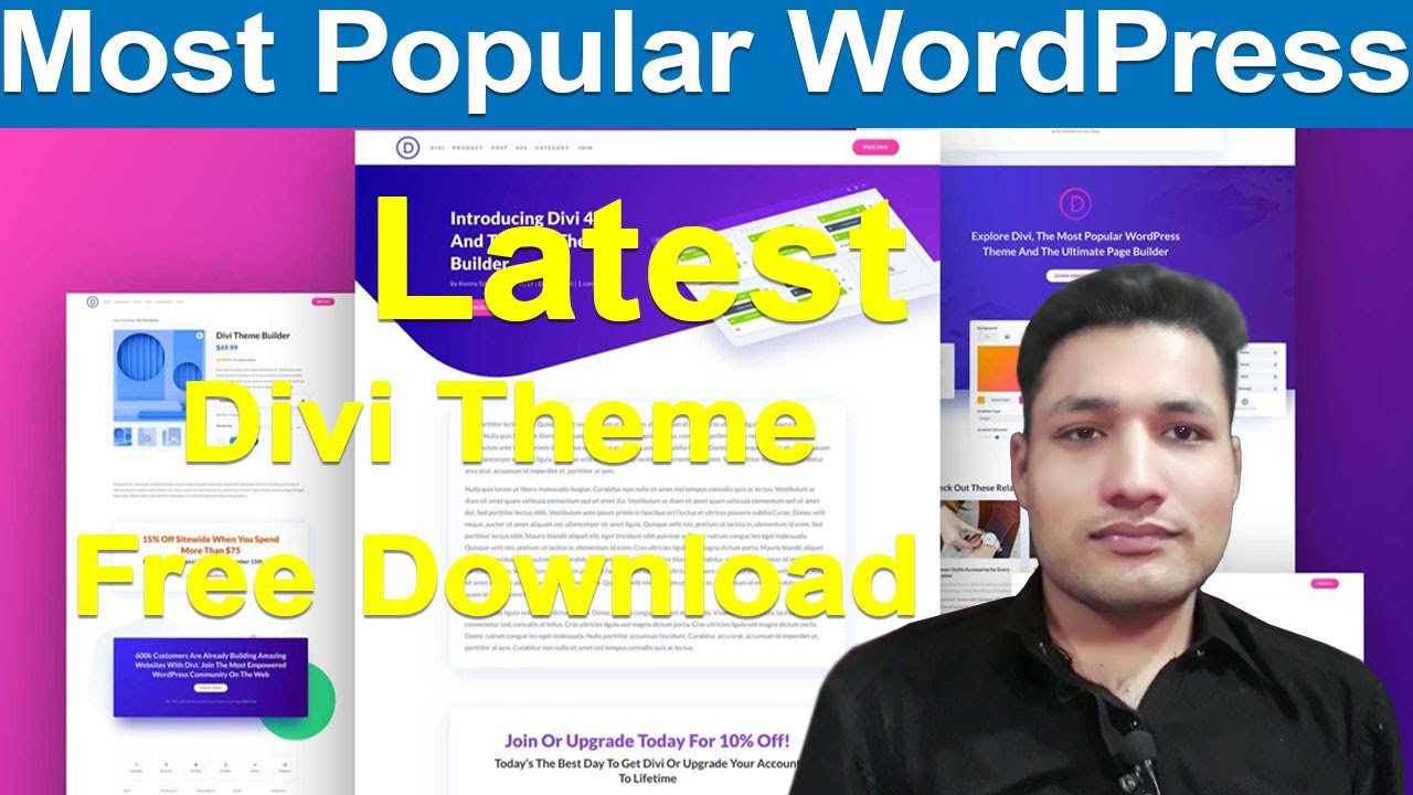 The Most Popular WordPress Themes Divi Free Download | divi theme free download for WordPress