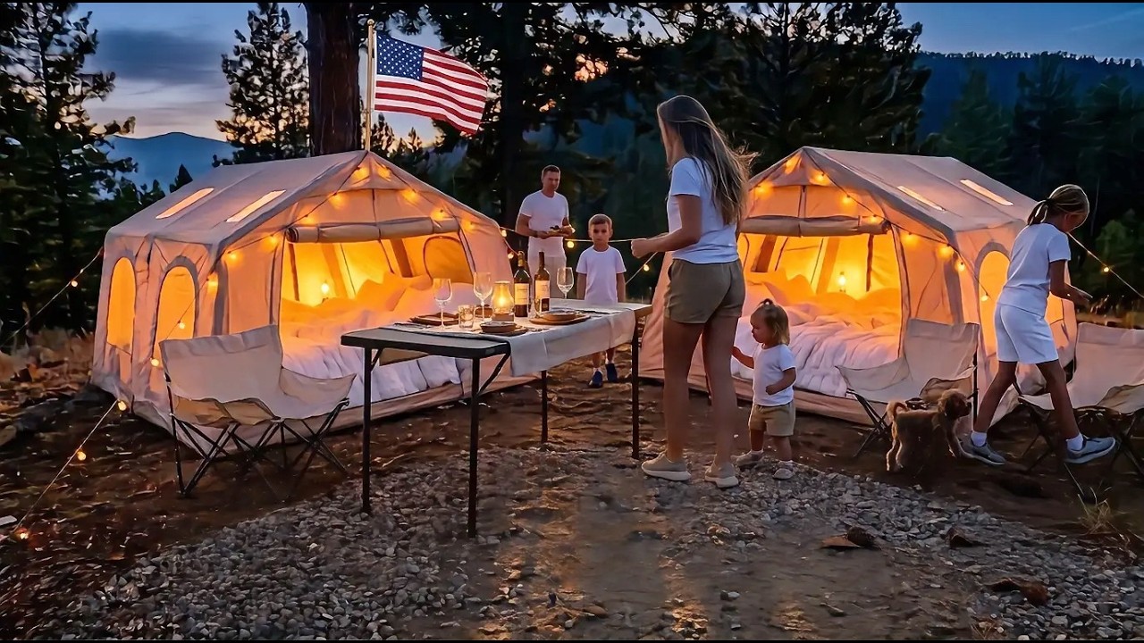 LUXURY Two-Tent Family Camp at 10,000 FT 🏔️ Maroon Bells, Colorado 🇺🇸 5-Star Glamping