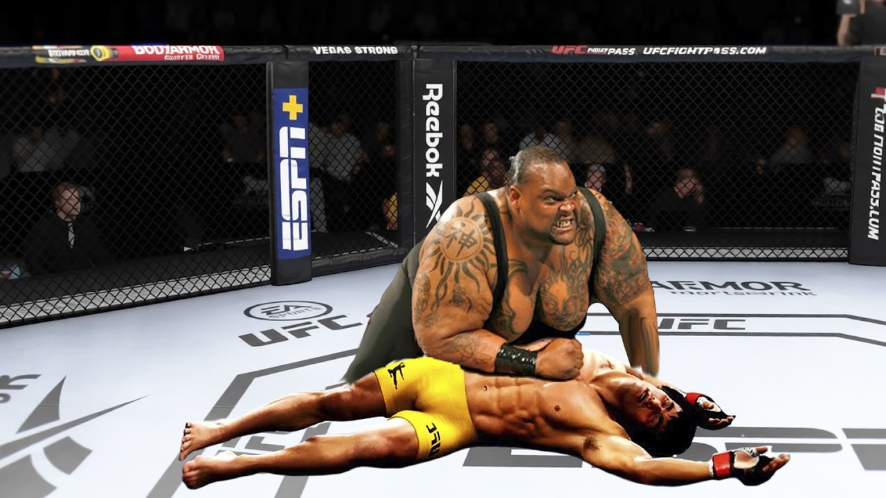 Bruce Lee vs Big Daddy V in EA Sports UFC 4 - Epic Fight