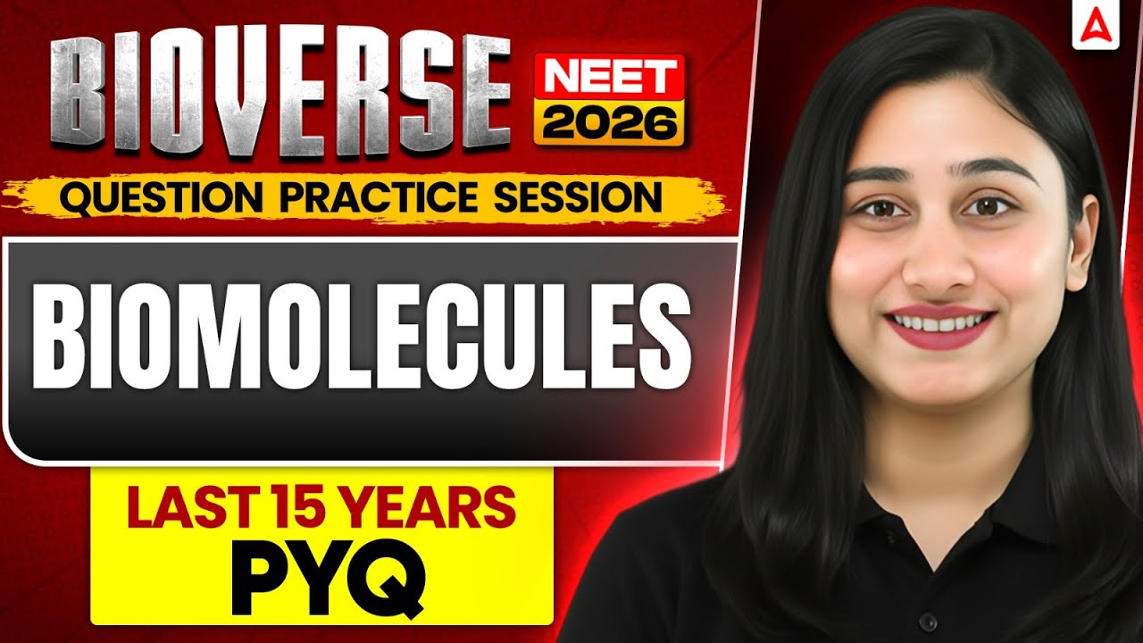NEET 2026 Biology: Top Questions Practice of Biomolecules (Class 11th Chapter 9) | Practice Session