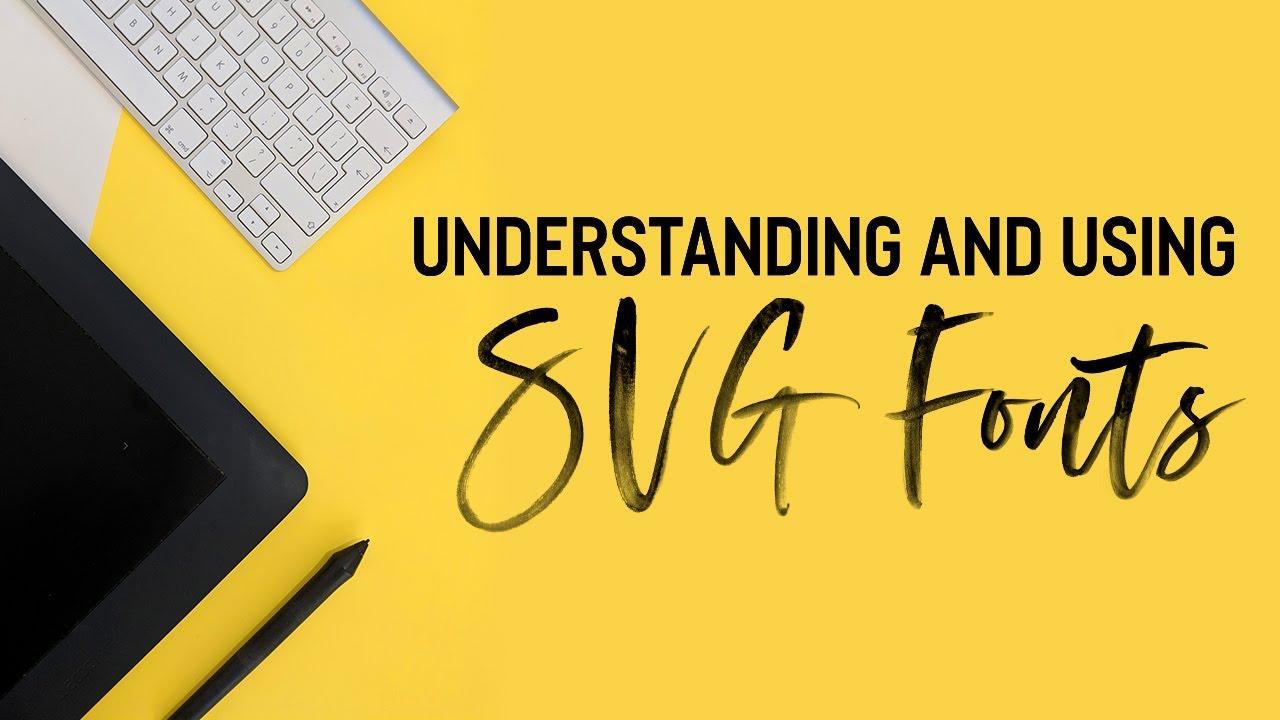 PHOTOSHOP AND ILLUSTRATOR TUTORIAL | Understanding and Using SVG Fonts