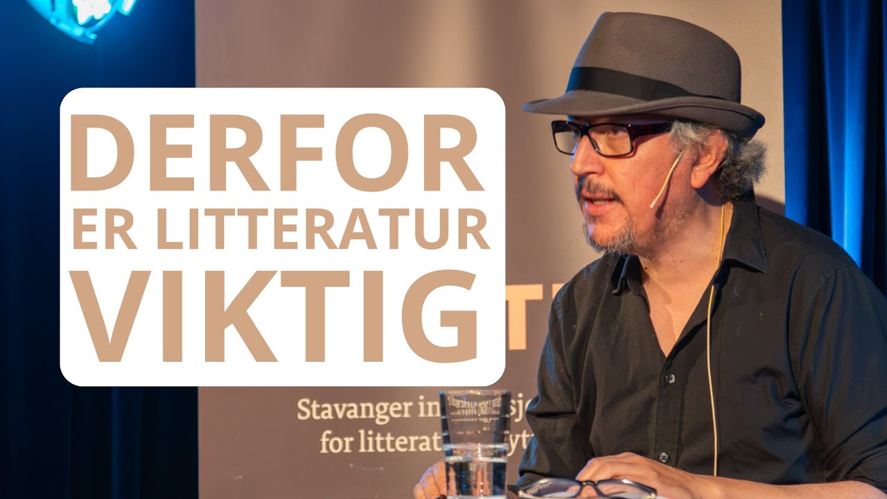 Hvorfor er LITTERATUR viktig? Kiellandforedraget 2023 med forfatter Pedro Carmona-Alvarez