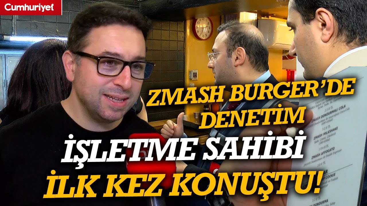 Bakanlık denetledi: Zmash Burger görüntüleri paylaşıldı, işletme sahibi ilk kez konuştu!