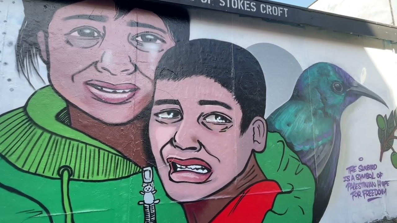 Bristol Palestine graffiti 2023