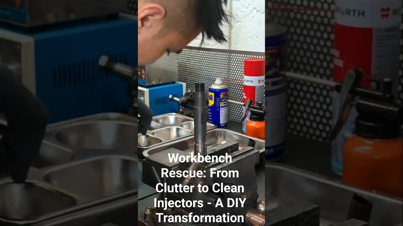 Workbench Rescue: From Clutter to Clean Injectors - A DIY Transformation!