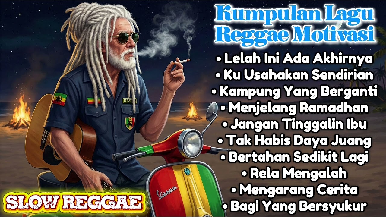 Kumpulan Lagu Motivasi - Slow Reggae | Teman Kerja 🌴🎸🌅🎶🌊