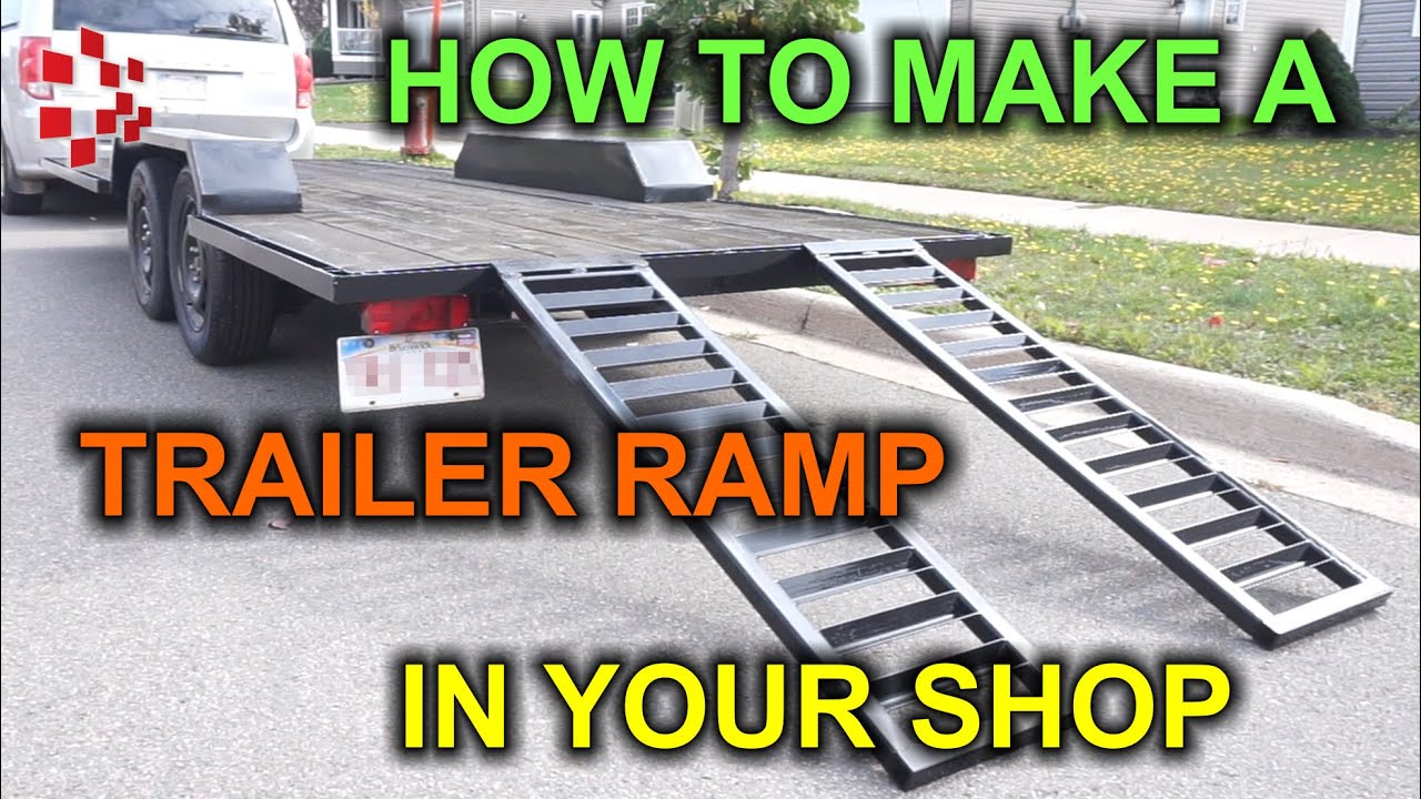 How to Build a DIY Trailer Ramp for under $50 bucks