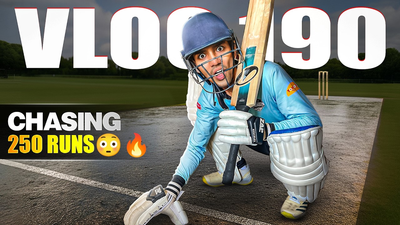 Can we chase 250 on a WET pitch?😳| 40 overs Full SLEDGING🔥| Cricket Cardio Vlogs