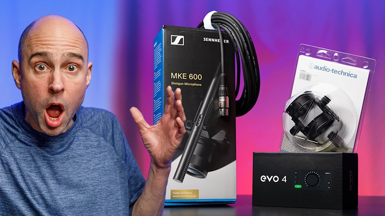Sennheiser MKE 600 + Audient EVO 4 | My New XLR MICROPHONE Upgrade