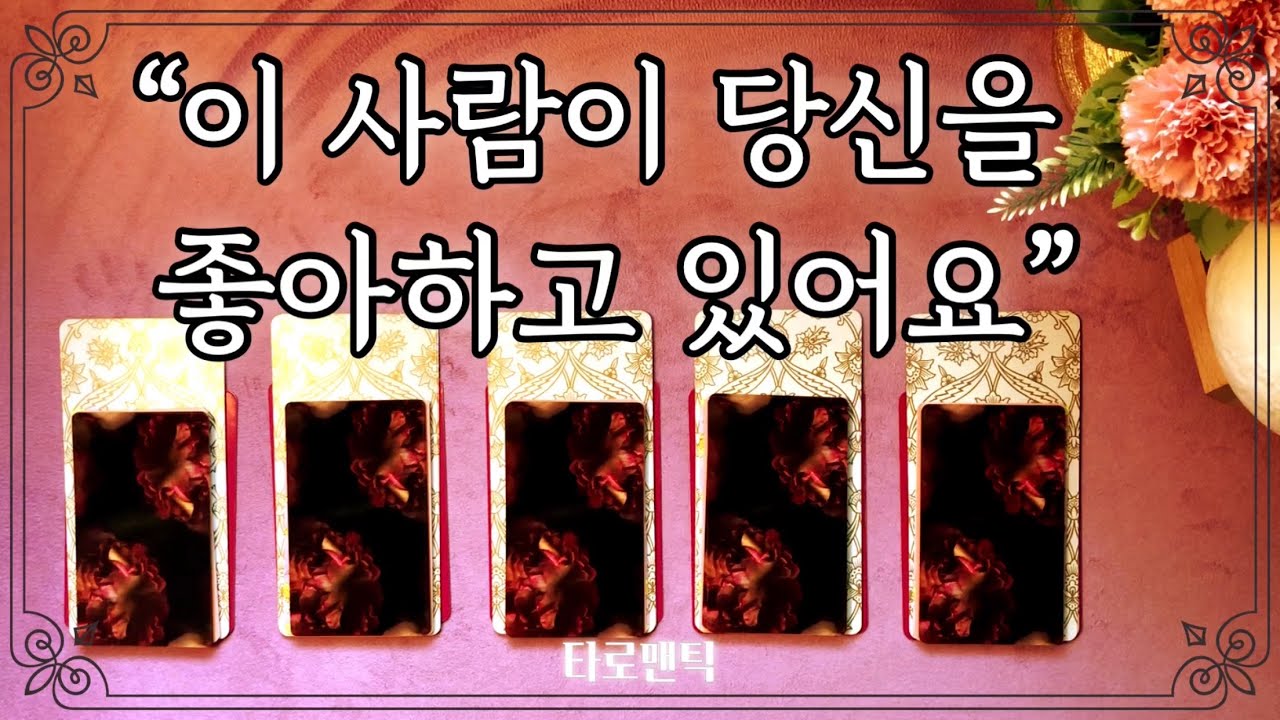 [타로/연애운] 이 사람이 당신을 좋아하고 있어요