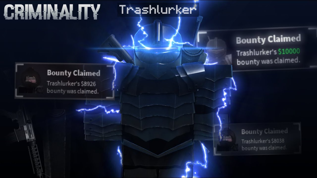 The Trashlurker, lurking in the trash (like a rat) | Criminality Roblox