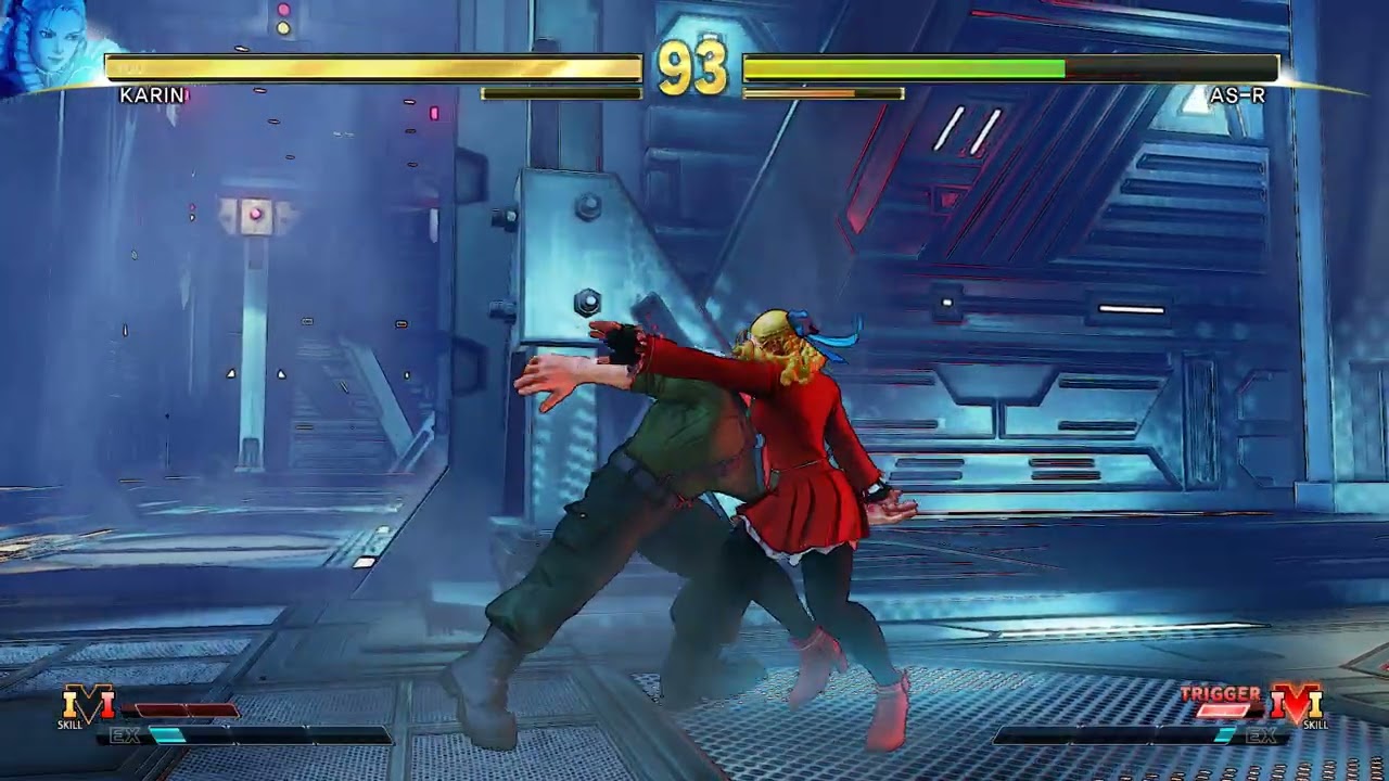 [SF5 story mode 9] Karin vs AS-R