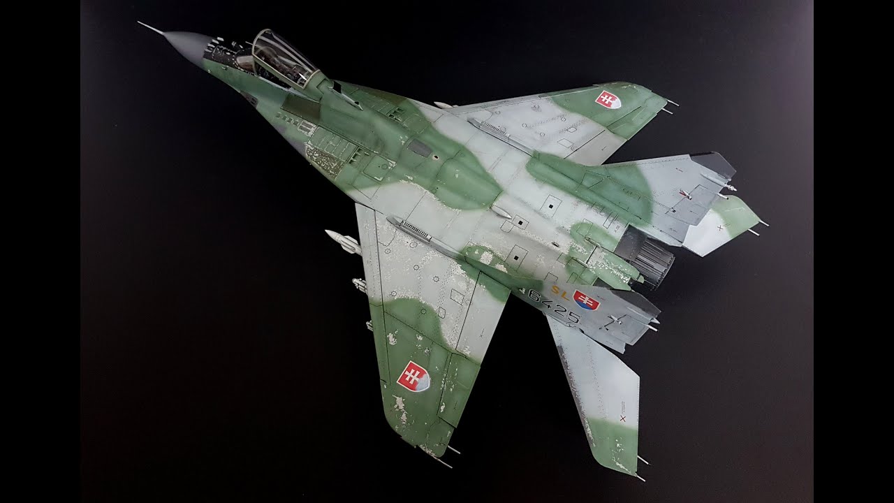 MiG-29AS Fulcrum FULL VIDEO BUILD GWH 1/48