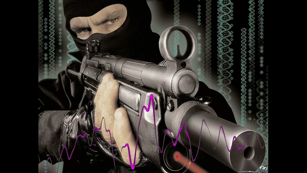 Police Night City distant gunfire crowd panic ambience sound effect WITH RADIO CHATTER