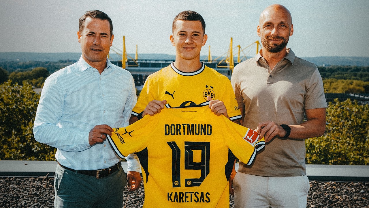Konstantinos Karetsas joins Borussia Dortmund | First interview