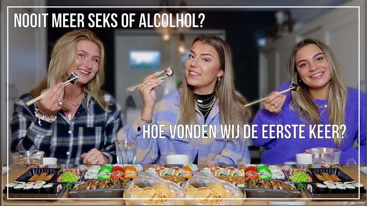 MEGA SUSHI MUKBANG + JUICY Q&A | Sara Verwoerd