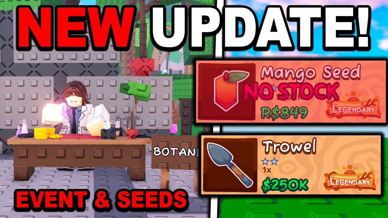 GARDEN HORIZONS UPDATE!! (Botanist Event & Mango Seed)