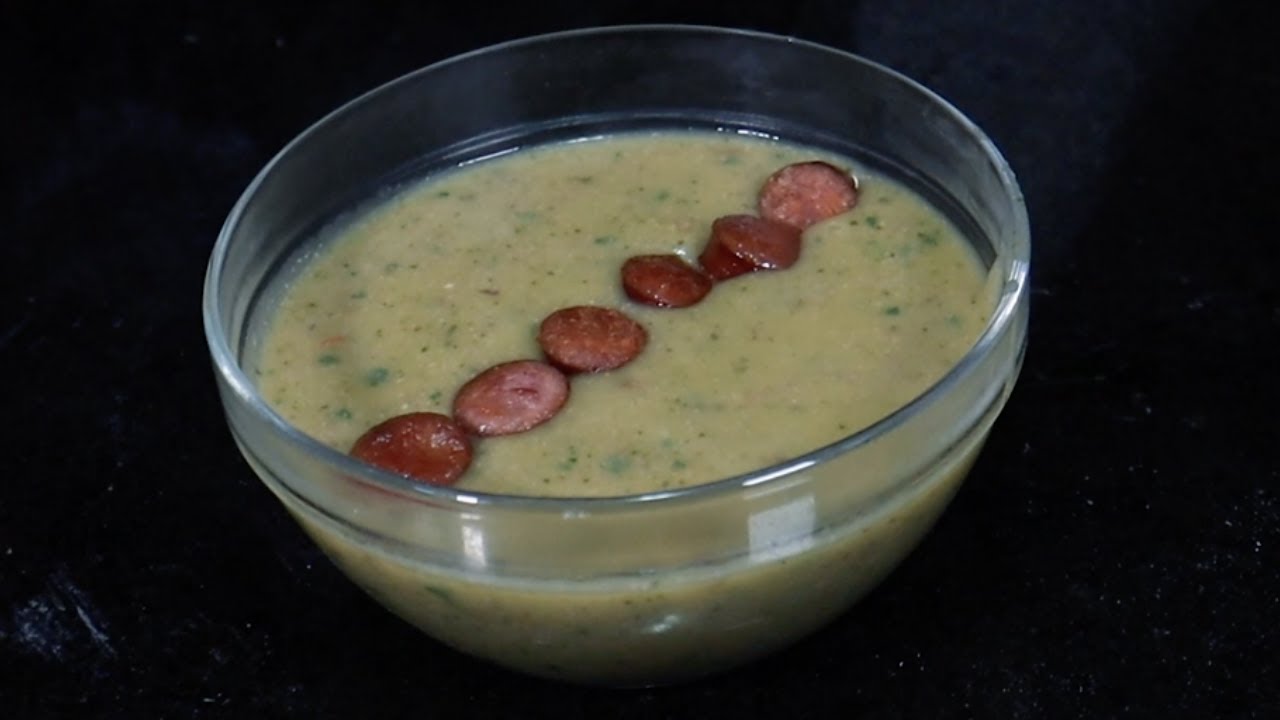 CALDO VERDE COM LINGUI&Ccedil;A DEFUMADA | COMIDA DE INVERNO