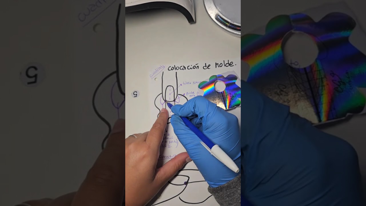 Hoy clases de como colocar moldes correctamente sígueme para más contenido 