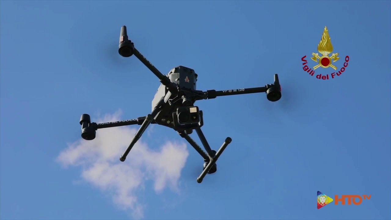 Vigili del Fuoco - Pistoia - Presentato il nuovo Drone del nucleo SAPR Toscana - www.HTO.tv