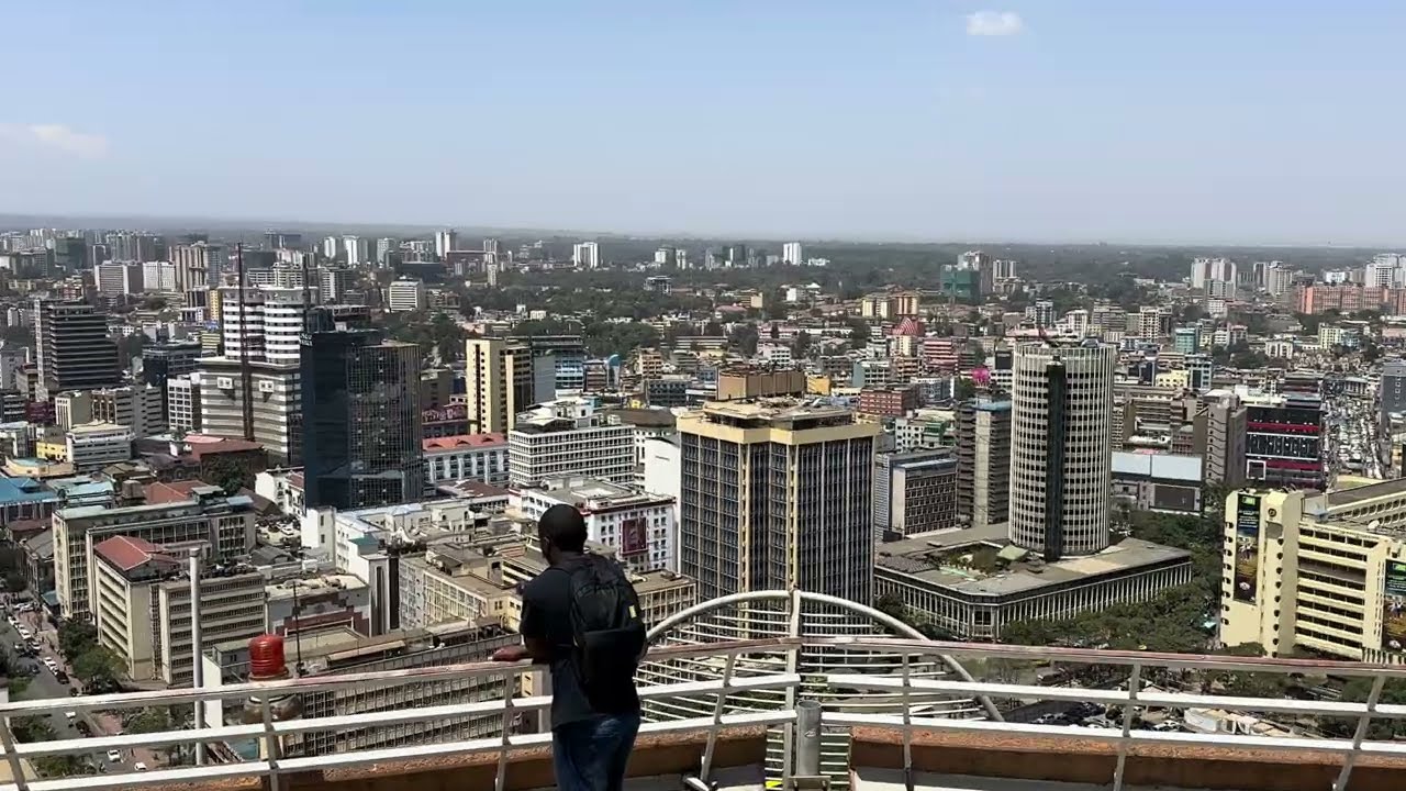 Nairobi view from KICC