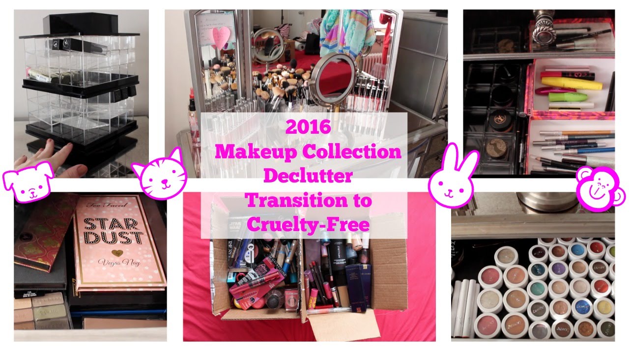 2016 Makeup Collection Declutter Part 1 | Cruelty-Free Transition