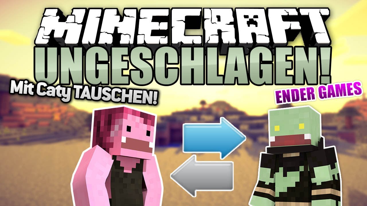 TAUSCHEN mit Caty! - Minecraft UNGESCHLAGEN #15 - Ender Games | ungespielt