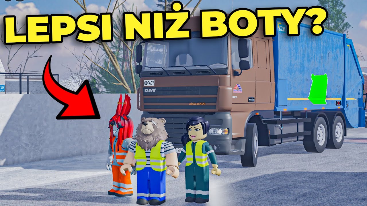 LUDZIE DOŁĄCZYLI DO MOJEJ ŚMIECIARKI w PCD - Hogaty i EKIPA w Roblox - Polish Car Driving