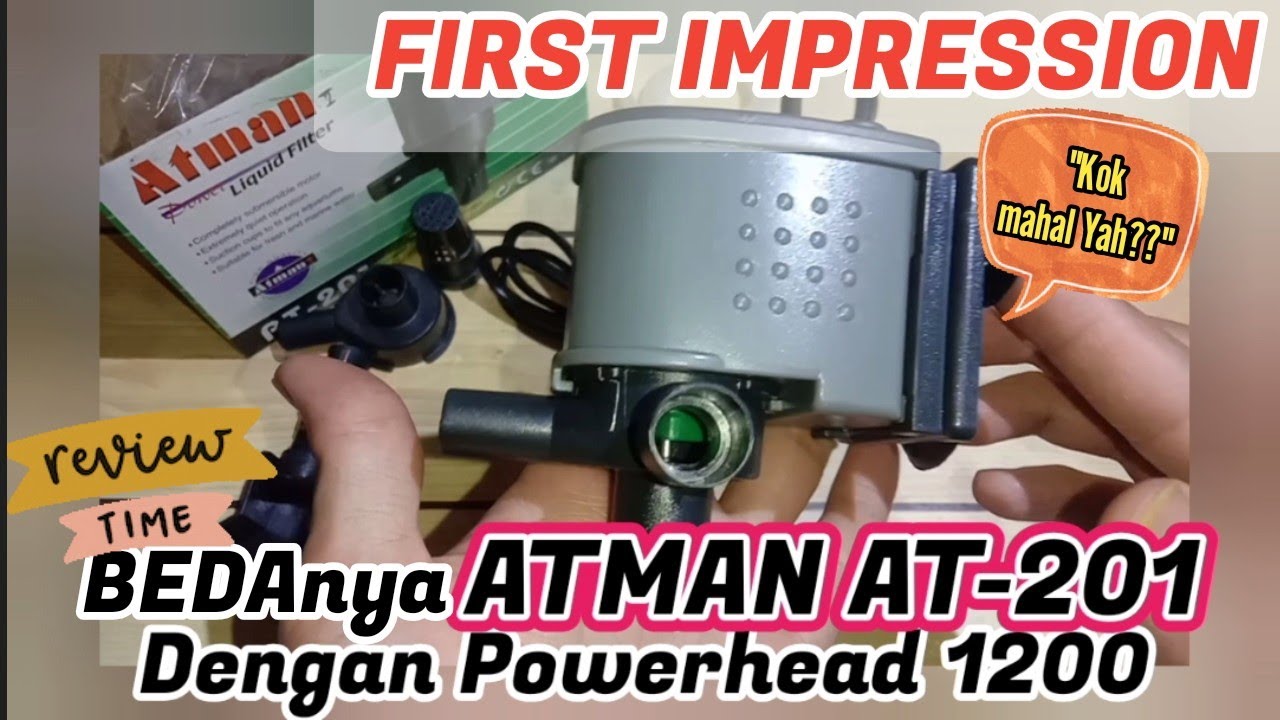Review Pompa ATMAN AT 201 Ternyata Lebih Mahal dari Aquila P 1200 , pilih mana?