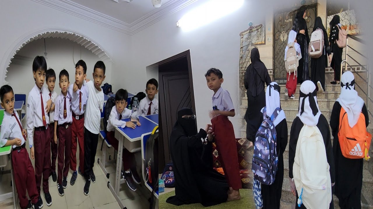 SELAIN NGEYOUTUBE TERNYATA INI KERJAAN UMI GILLBY PAGI2 SIBUK ANTAR AN4K SEKOLAH DI MAKKAH ARABSAUDI