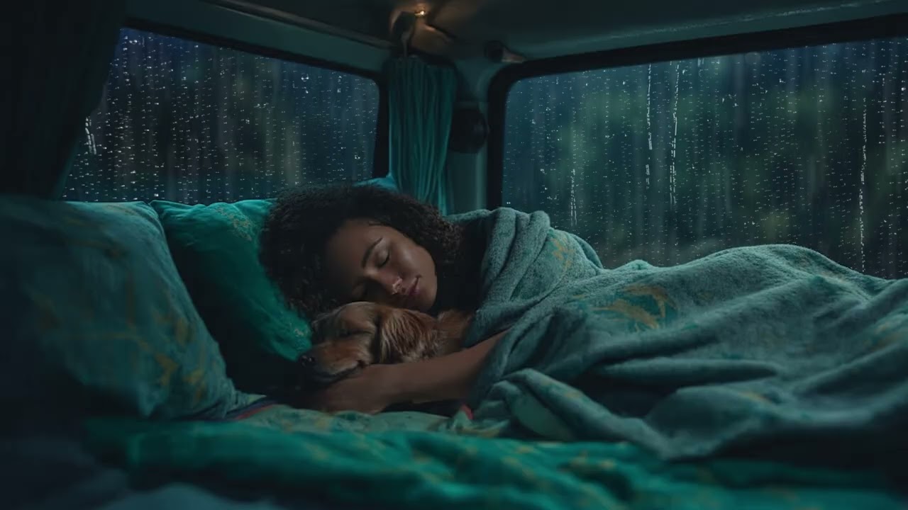 Rain on Car Windows at Night – Cozy Ambience for Deep Sleep & Total Stress Relief 🌧️🚗