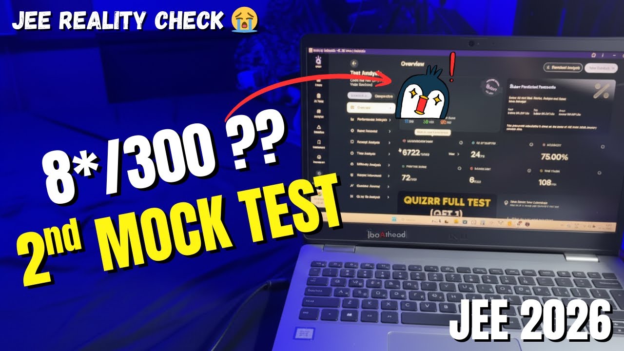 Mock Test Ne Reality Dikha Di 😭 | JEE 2026