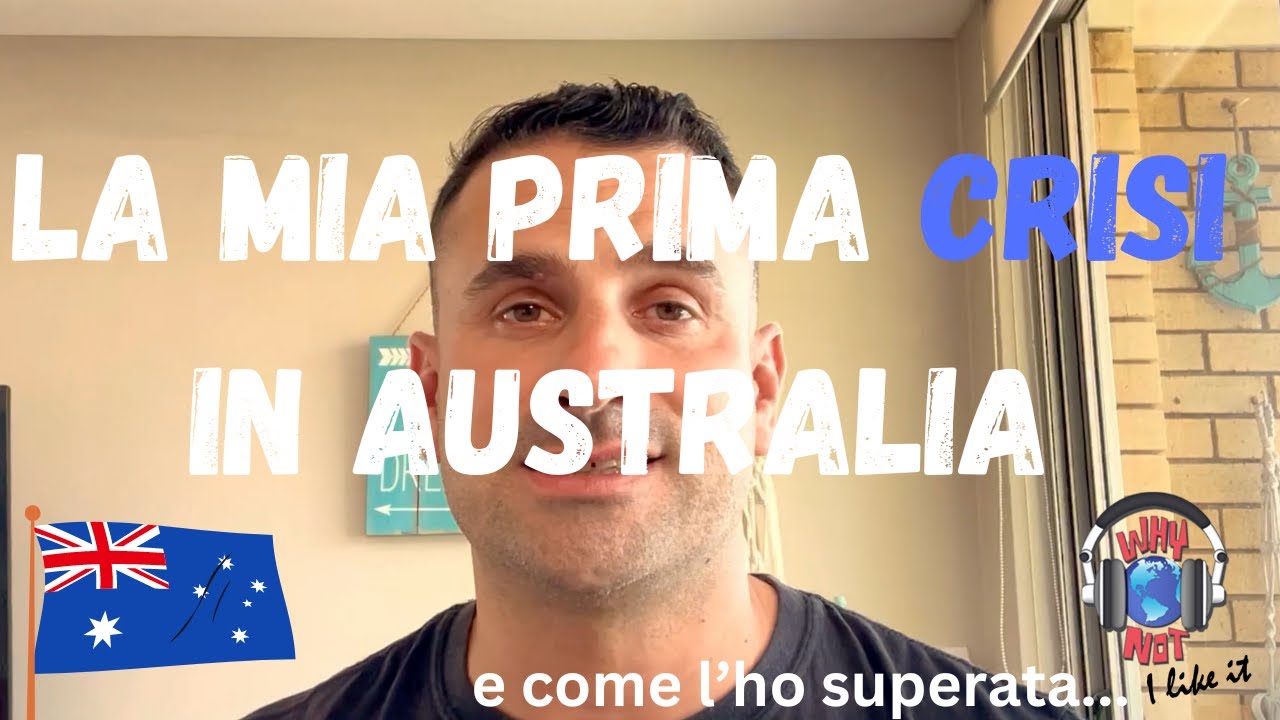La mia prima crisi da italiano in Australia...