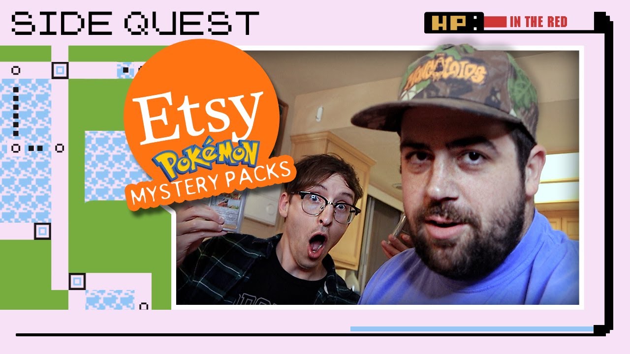 SIDE QUEST : Etsy Pokémon MYSTERY Packs