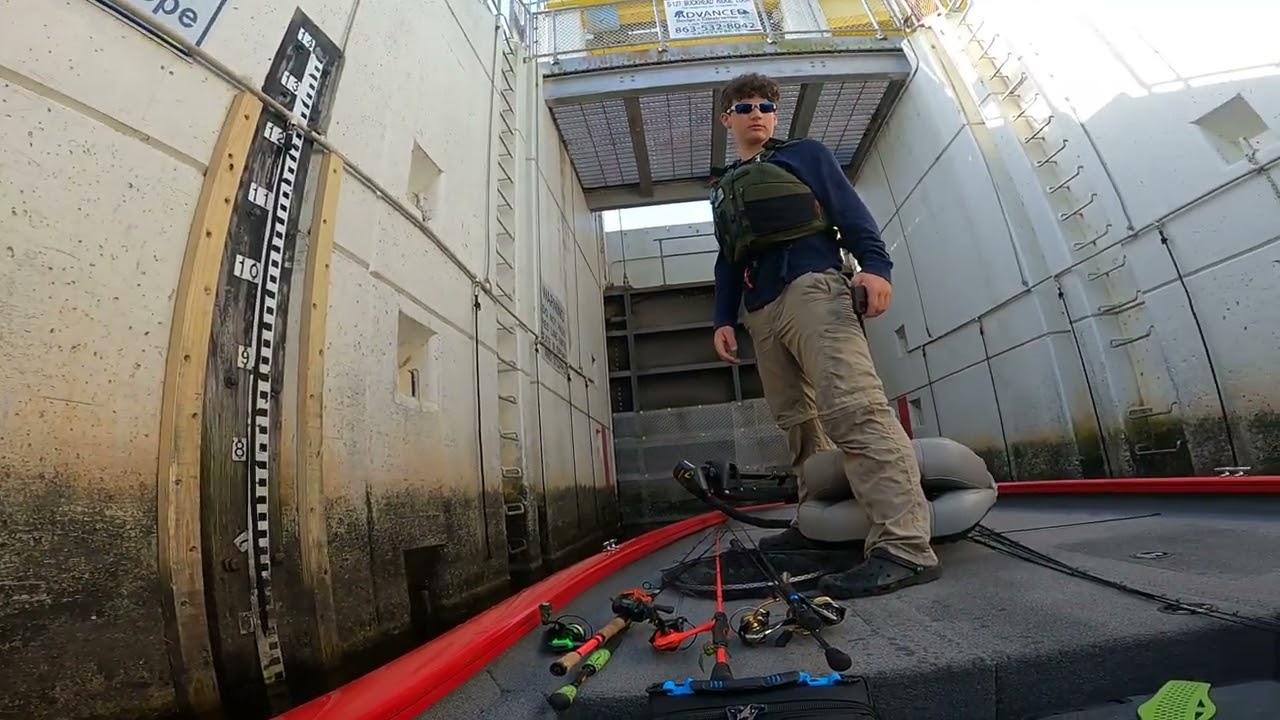 going through locks to lake Okeechobee