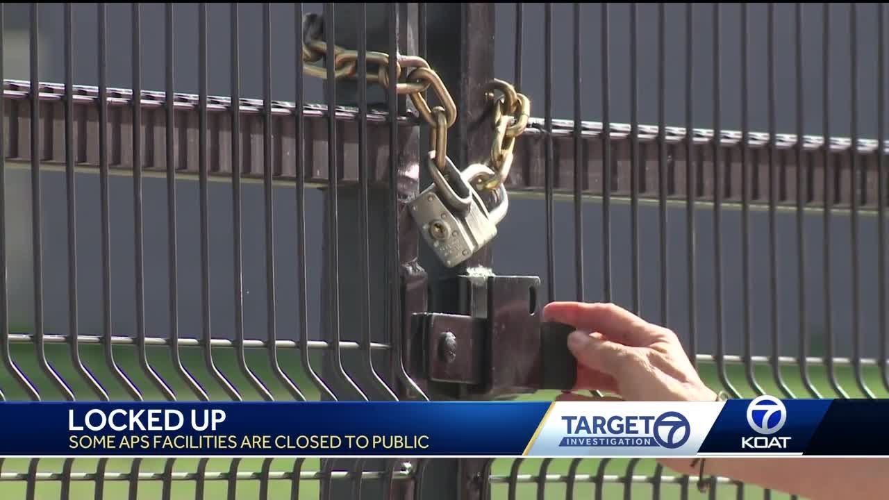 Albuquerque schools lock neighbors out of tracks, tennis courts